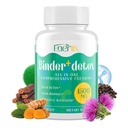15-in-1 Detox Binder, 활성화된 Charcoal, Zeolite & Bentonite Clay, Chlorella, 1500 MG Detox 보충교재 최대 흡수제, 간 Gut Digestive Detox Cleanse, 90 Vegan 캡슐