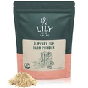 Lily of the Valley Slippery Elm Bark Powder - Ulmus Rubra Powder - No Irradiated No Contaminated - 애완 동물 친화적 인 - Vegan & Gluten-Free - Resealable 파우치 (16oz, 453g) 포장