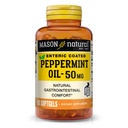 MASON NATURAL Peppermint 기름 50 mg Enteric 입히는 보충교재, 일반적으로 기능적인 Bowel, Softgel 알약을 위한 위장 지원의 90 일 공급