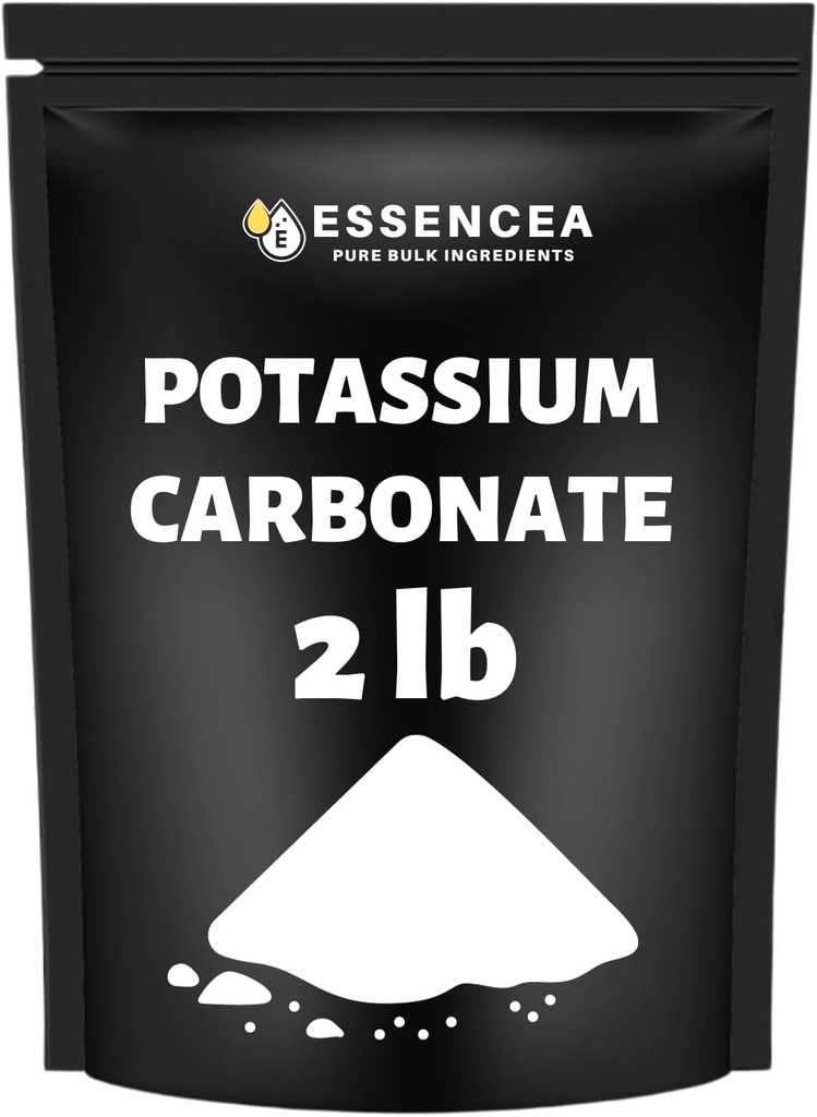 Essencea 순수한 대량 성분에 의하여 칼륨 탄산염 2lb | 식물과 보충교재를 위한 100% 순수한 칼륨 분말 (32 온스)