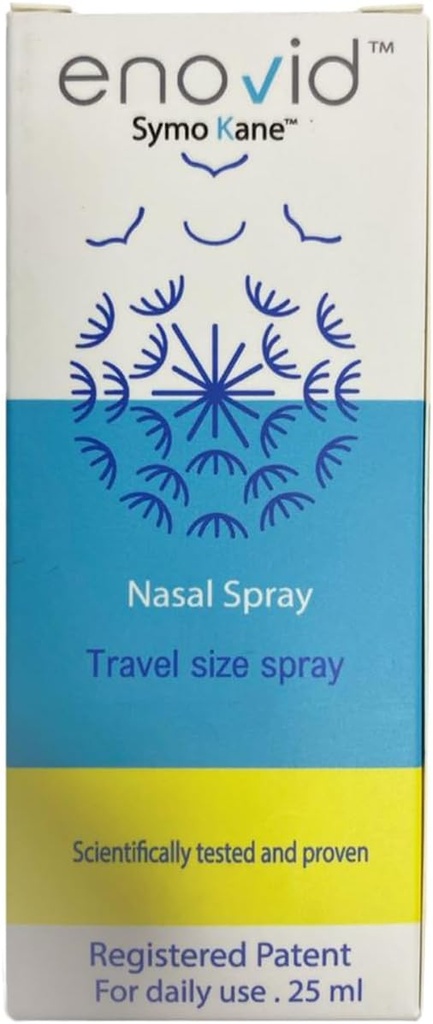 Enovid@ 자연 및 혁명 보호 Nasal 스프레이 - 0.845 fl oz, 매일 사용 여행 크기 스프레이, 화학 무료, Cruelty-Free, 전세계 수백만에 의해 신뢰 - 1 팩