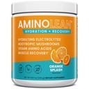 AminoLean는 바다 무기물, Nootropic 버섯 및 Vegan 아미노산, 포스트 운동 근육 건물, 오렌지 스플래시를 위한 BCAAs + EAAs를 가진 전자적으로 분말 그리고 회복 음료를 급수합니다