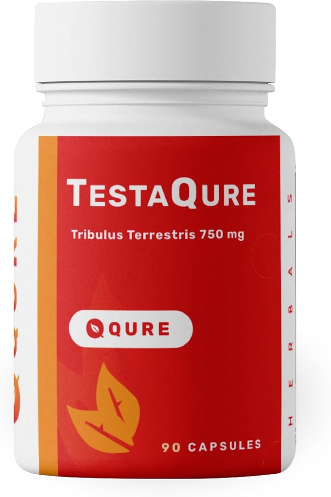 남성을 위한 TestaQure 테스토스테론 보충교재 - 테스토스테론 승압기 증가 남성 힘 & 근육 질량 - stamina, 내구시간, 에너지 & 계류 증강 인자 - 90의 캡슐 Vegan & Soy 자유로운