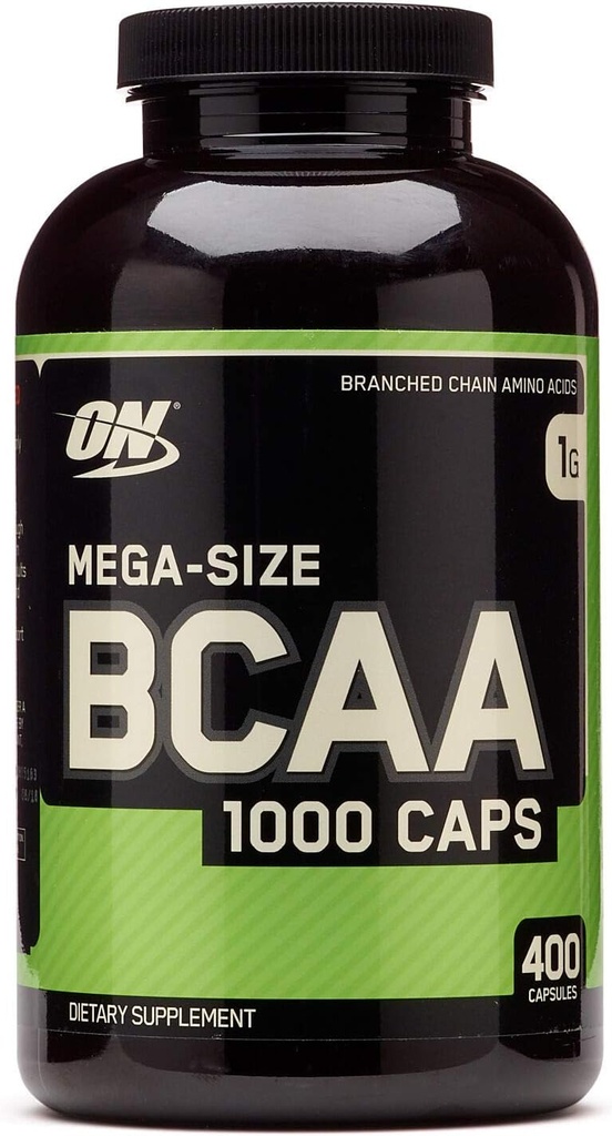 최적 영양 메가 크기 BCAA 1000년 모자 - 400의 캡슐 (200의 서빙)