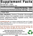 크롬 Picolinate 200 mcg & 비타민 C 1000 mg