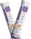 Melatonin Effervescent Tablets (Sweet Mango, 30 Count) - Dissolvable Melatonin Capsules w/ L-Theanine, Chamomile, & More - 성인을위한 수면 보조 보충교재 - 비 GMO Melatonin 보충교재