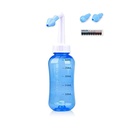 Waterpulse Neti Pot, Neti Pot Sinus Rinsing,300ml Neti Pot Sinus Rinsing Kit with Thermometer Sticker for Adult & Kid BPA 무료 (300ml)