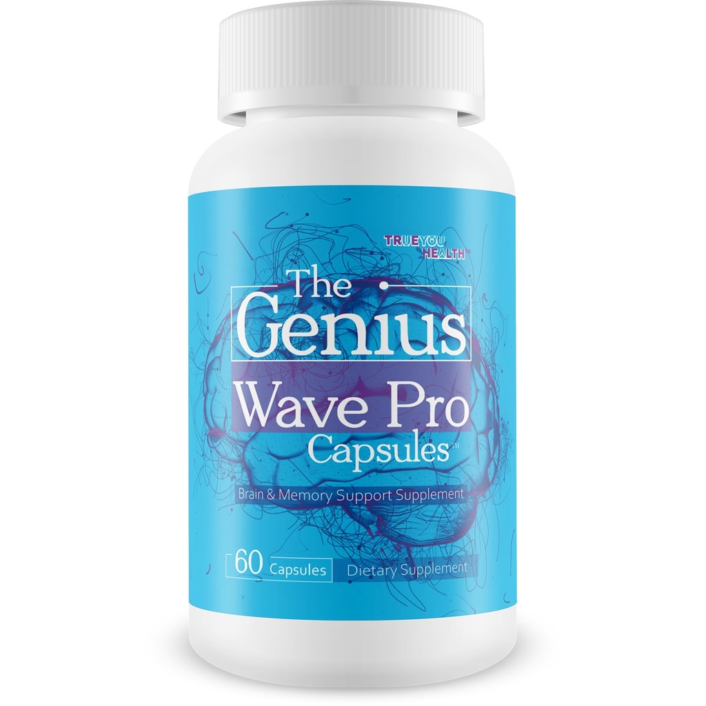 Genius Wave Pro 캡슐 - 기억과 초점을위한 최고의 두뇌 보충제 - 기억과 두뇌 초점을위한 기억 비타민 - 뇌를위한 기억 초점 보충 - 여성 및 남성을위한 기억 비타민 두뇌