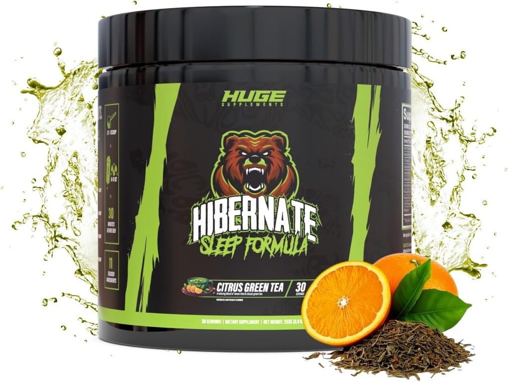 Hibernate 수면 보충교재, 완전한 & Optimally는 잠 회복 공식, 휴식 & 언윈, GABA, Valerian 뿌리, Melatonin, 5-HTP & 더 많은 (30의 서빙)를 포함합니다