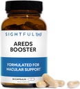 AREDS 부스터 다른 공식보다 2 | Resveratrol, Quercetin, & Green Tea Extract | 산화 방지제 | 30 개