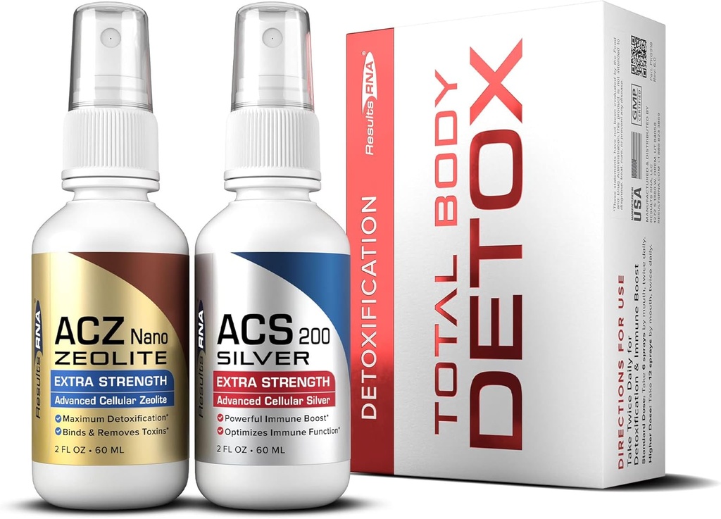 ACS 200 Extra Strength Colloidal은 ACZ Nano Advanced Cellular Zeolite Extra Strength | Total Body Detoxification 및 Immune System Health에 적합