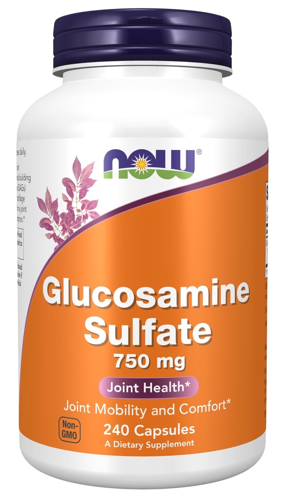 지금 식품 보충제, 글루코사민 황산 750 mg, UL 다이어트 보충 인증, 240 Veg 캡슐