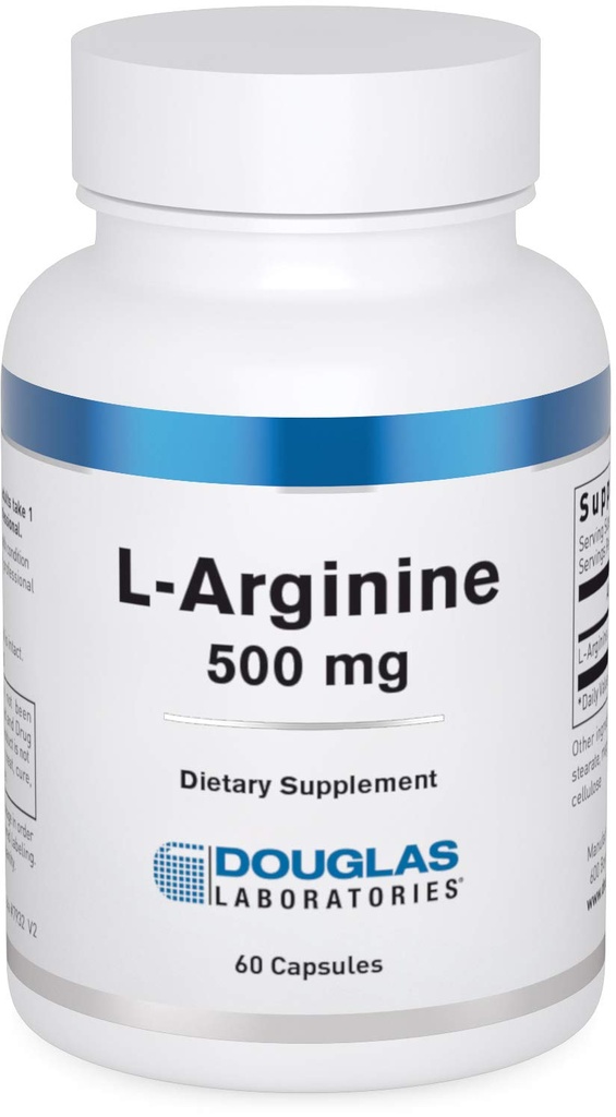 Douglas Laboratories L-Arginine (500 mg.) | 비옥한 아미노산 | 60 캡슐