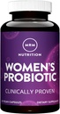MRM Nutrition Women's Probiotics | Intestinal + Immune Health | Prebiotics + Postbiotics | 임상 입증 | 25억 셀 | Gut Health에 대한 좋은 사실 | 유통 안정 | 30 인
