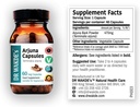 DR WAKDE의 Arjuna 캡슐 (Terminalia arjuna) | 60 Veg 모자 | Ayurvedic Supplement | Vegan | 100 % 초본 | 수량 할인 | 당일치기