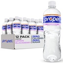비타민 C + 아연, 레몬 블랙 베리, 24oz 병, 12 팩을 가진 Propel 면역 지원