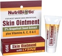 NutriBiotic – 피부 연고 .5 Fl Oz | GSE, Lysine, Beeswax, Echinacea, Goldenseal, Vitamin E & More | 마이너스 피부 자극 및 건강한 조직 지원 | 글루텐 및 GMO없이 제작