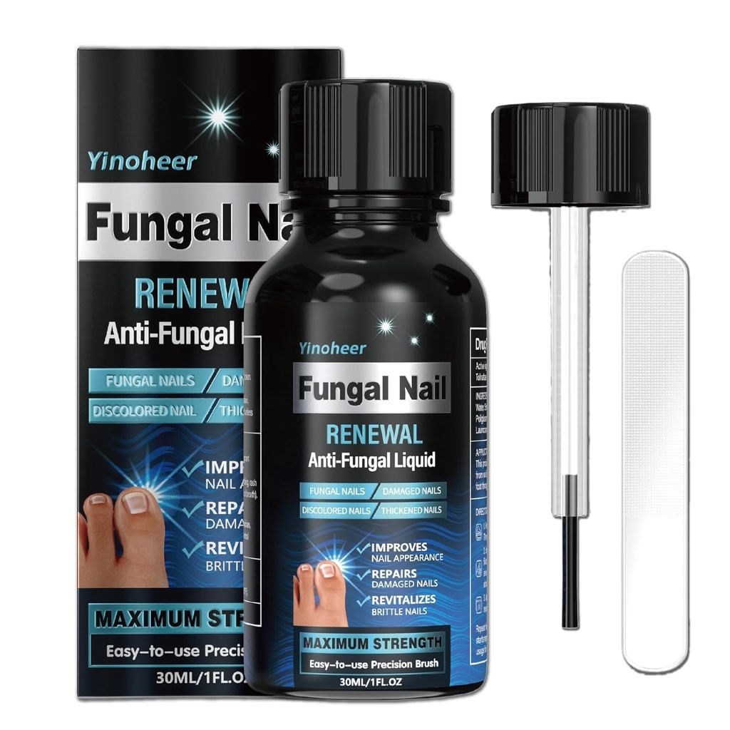 Toenail Fungus 치료, 손톱 곰팡이 치료, 손톱 수리 솔루션, 손상 및 변색 손톱, 손톱 곰팡이 치료, 안전하고 부드럽게 - 30ML (1 FLOZ)
