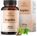 HERBAMA Dong Quai 보충교재 - 여자의 지원을 위한 1000mg Angelica 뿌리 - Dong Quai 분말 캡슐 - 여자를 위한 비 GMO Angelica 허브 산화 방지제 보충교재