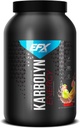 EFX 스포츠 Karbolyn 에너지 | 성능 탄수화물 분말 + 카페인 | 캐비넷 로드 및 Energize | 250mg 카페인 | 슈가프리 | 36 인분 (펀트 펀치)
