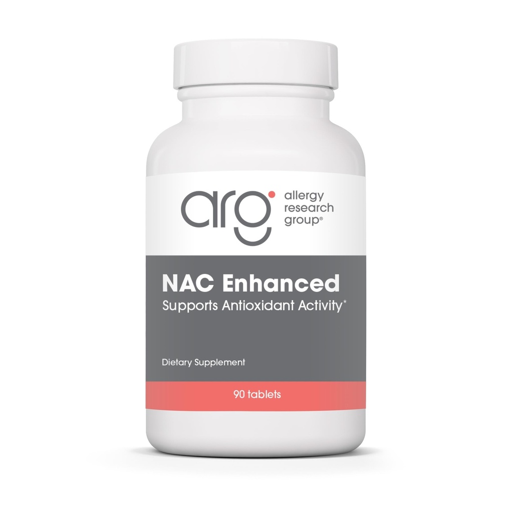 알레르기 연구 그룹 NAC 강화 보충 - N-Acetyl-L-Cysteine, Glutathione 전구, 지원 면역 기능, Mucus 정리 - 90 조사