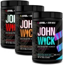 Jacked Factory X John Wick - Wick Mode Pre Workout Powder - Intense Energy, Battle-Ready Focus, Unstoppable Commitment 및 Sheer Will - 120 서빙 (3 팩)