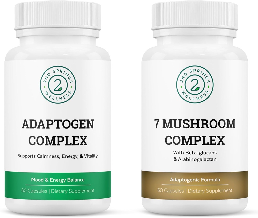 버섯 및 Adaptogen Fusion - 종합 웰빙 번들