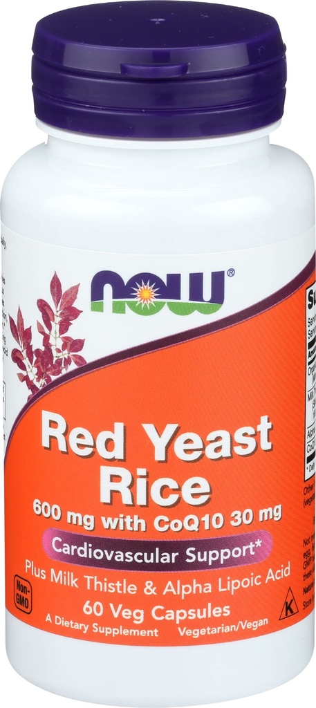 지금 음식 빨간 효모 Rice600 Wcoq10 60v, 60 CT