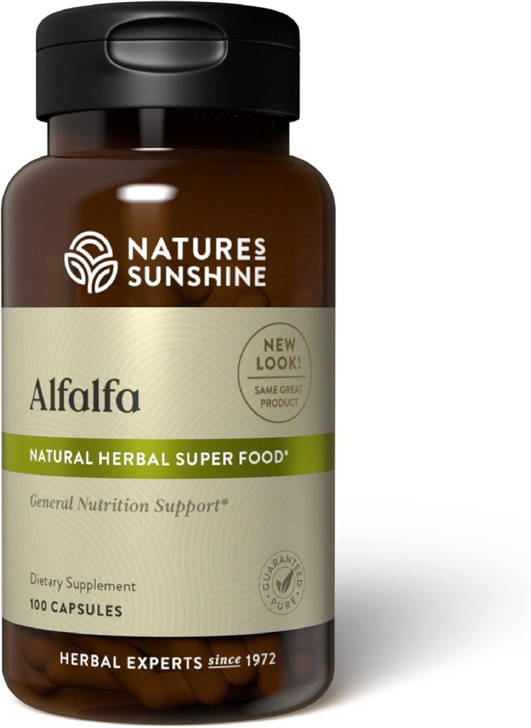Nature's Sunshine Alfalfa, 100 캡슐