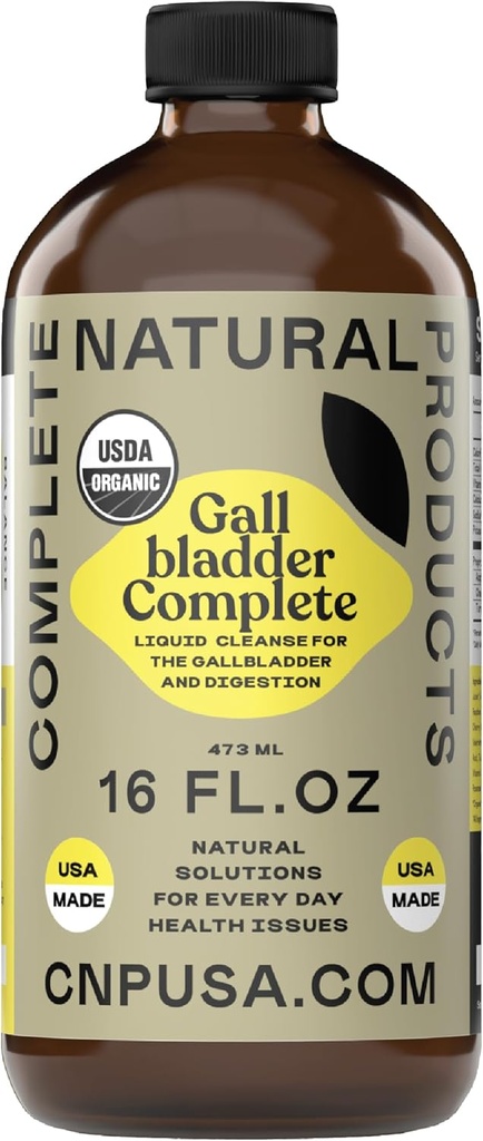 완전한 자연적인 제품 Gallbladder 완전한 - 16oz 유리 병, Gallbladder Cleanse 보충교재