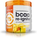 Top Secret Nutrition BCAA Re-Igniter Vegan Amino Acid 보충과 Astaxanthin 및 Electrolyte, 코코넛 물, 9.84 oz (30 인분), 파인애플 망고와 함께 하이드 록시 블렌드