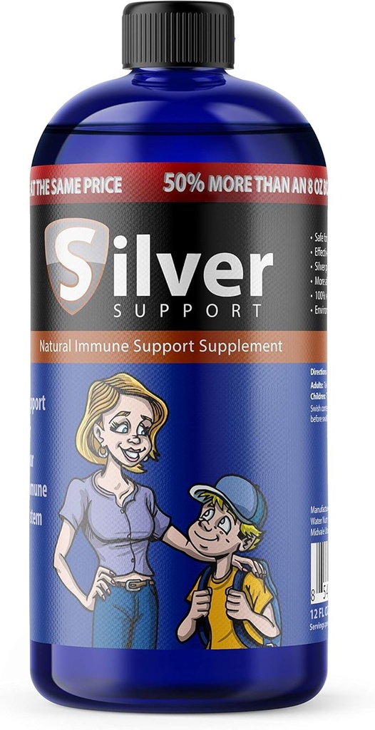 Ionic Silver Technology Liquid Immune Booster for Kids, 애완 동물 및 성인 강화 웰빙