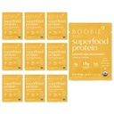 Boobie 몸 Superfood Protein Shake for Moms, 임신 및 Lactation 지원 Protein Powder to increase Milk Supply, Probiotics, Organic, Dairy-Free, Gluten-Free Vegan Vanilla Cookie Single Srv 10pk
