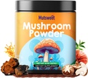 버섯 분말 보충교재, 75는 커피 & 스무디를 위한 10 버섯 혼합, 사자 Mane, Reishi, Chaga, 에너지, 기억, 면역성을 가진 8개 oz 버섯 & Rhodiola Rosea를 혼합합니다
