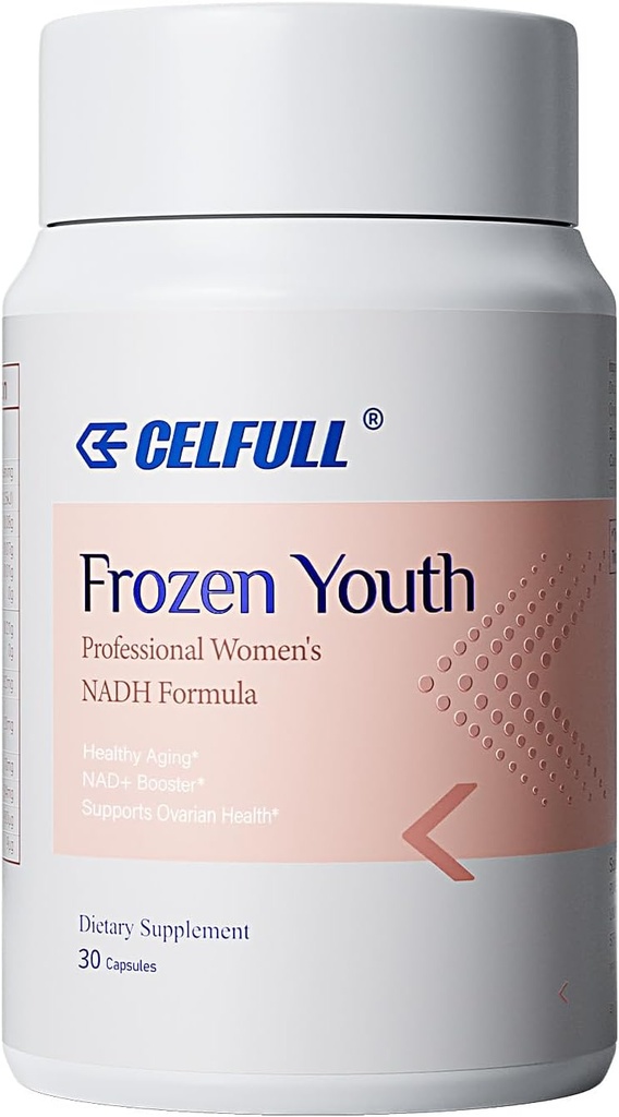 CELFULL Inositol 보충교재, Myo-Inositol & NADH & PQ 및 Folate를 가진 D-Chiro Inositol 혼합 - 이상 40:1 비율 - 여성을 위한 호르몬 균형 & 건강한 Ovarian 지원, 비타민 B8