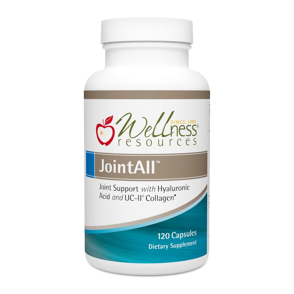 Wellness Resources JointAll - 천연 Hyaluronic 산, UC-II 교원질, 글루코사민, 합동 힘 및 안락 (120의 캡슐)를 위한 Chondroitin를 가진 합동 지원 보충교재 ...