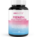 여성을위한 GOBIOTIX Prenatal 비타민 - 철, 칼슘, 비타민 D2, C, 임신을위한 아연 및 Folic 산 - 사전 및 Postpartum Essentials - Non-GMO - 90 캡슐