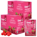 Ener-C Multivitamin 음료 혼합 - 물, 전해질 분말 패킷, 비타민 음료 혼합, 하이드 록시 액체 혼합, 성인용 면역 부스터, 건강한 에너지 - 라즈베리, 60 카운트