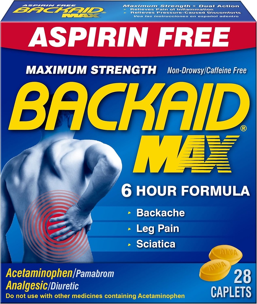 Backaid 최대 모자, 28 개 (포장 4)