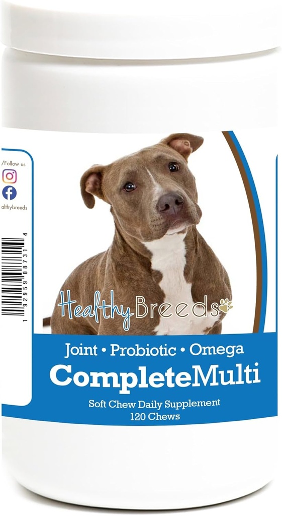 건강한 Breeds Pit Bull 1개의 Multivitamin 연약한 Chew 120 조사에서 모두