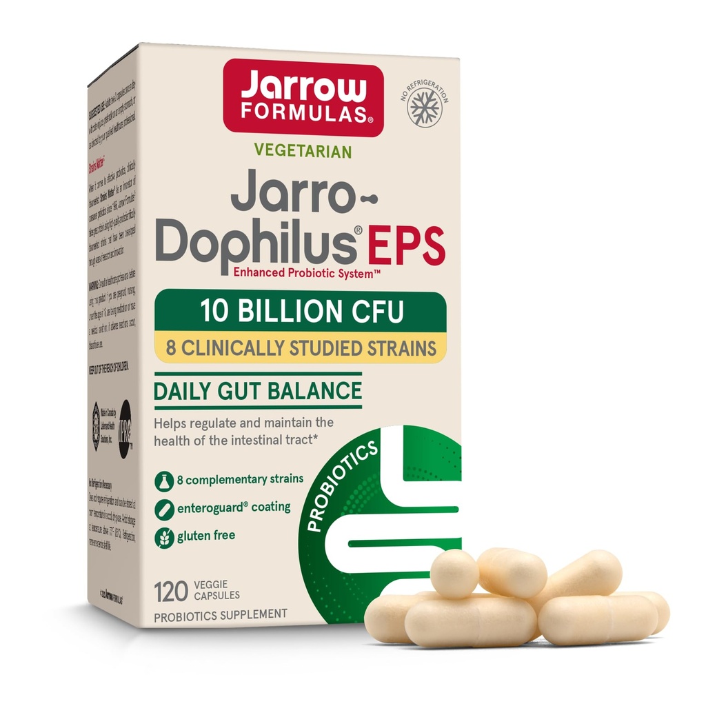 JARROW FORMULAS Jarro-Dophilus EPS 채식 캡슐, 120 CT