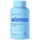 SlimtoxTM Organic 15 Day Colon Cleanse & Detox for Flat Stomach Less Bloat & LBS w/Probiotics - 변비 완화 - 빙수 Toxins, Boosts Energy