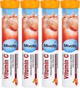Mivolis Vitamin C effervescent Tablets - 식이 보충제 4 팩 x 20 개 | 독일