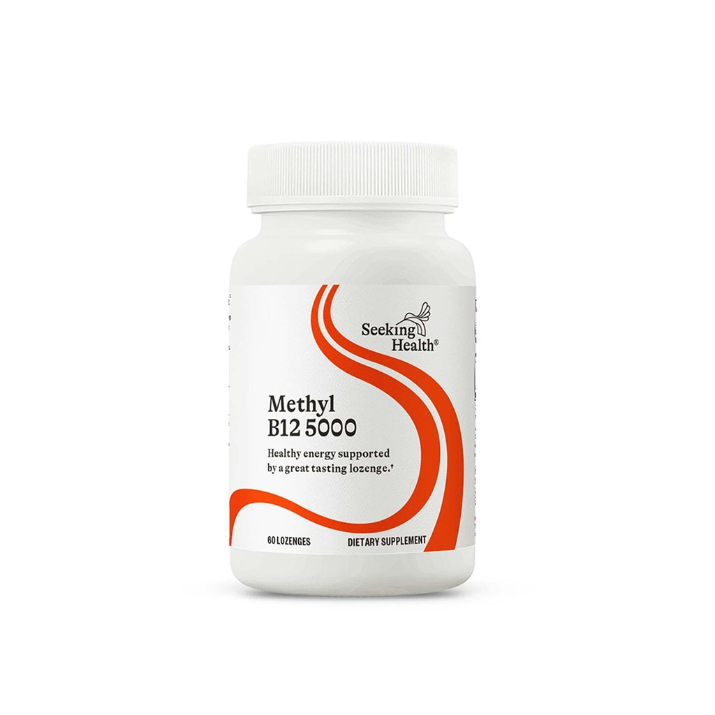 운동 건강 메틸 B12 5000, Adenosylcobalamin와 Methylcobalamin로 5000 mcg B12, 유력한 공식은 건강한 대사, 메틸화, 인지 건강, Vegan 및 채식 (60 lozenges)*를 지원합니다