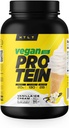 Vegan Protein by HTLT | 플랜트 기반 단백질 분말 | 완두 & 쌀 단백질 분말 혼합 | 고프로테인 쉐이크 및 베이크 치료, (반라 아이스크림)