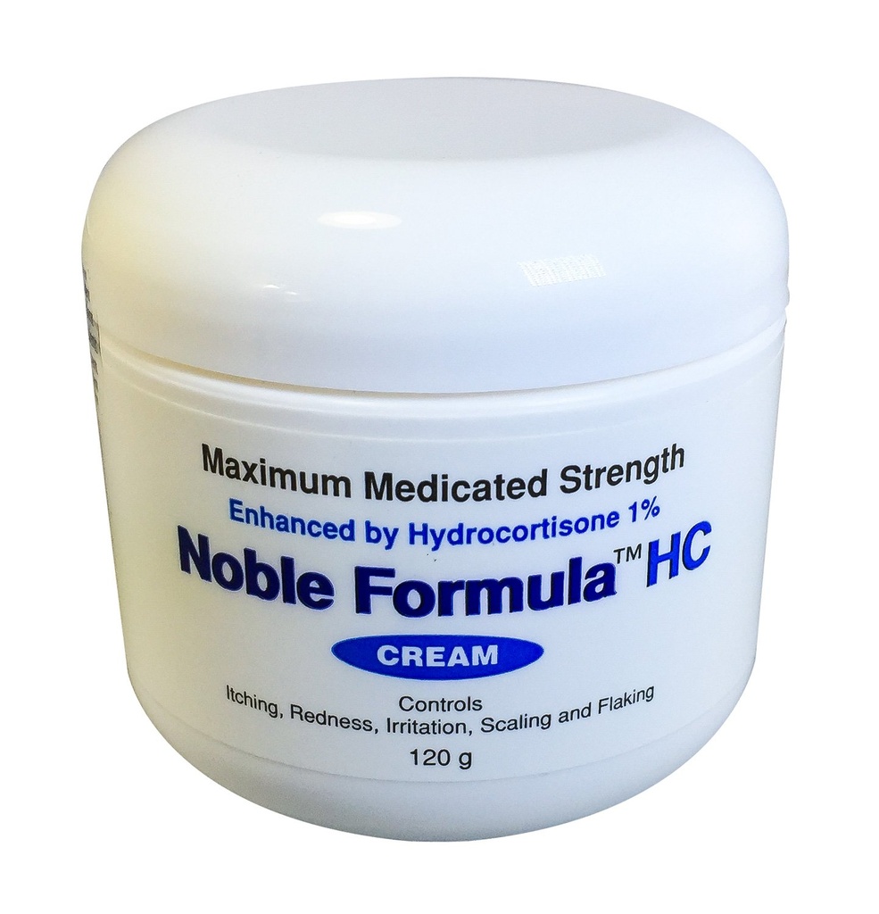 Noble 공식 1% Hydrocortisone 크림 .25% Pyrithione 아연 (Znp), 4개 oz