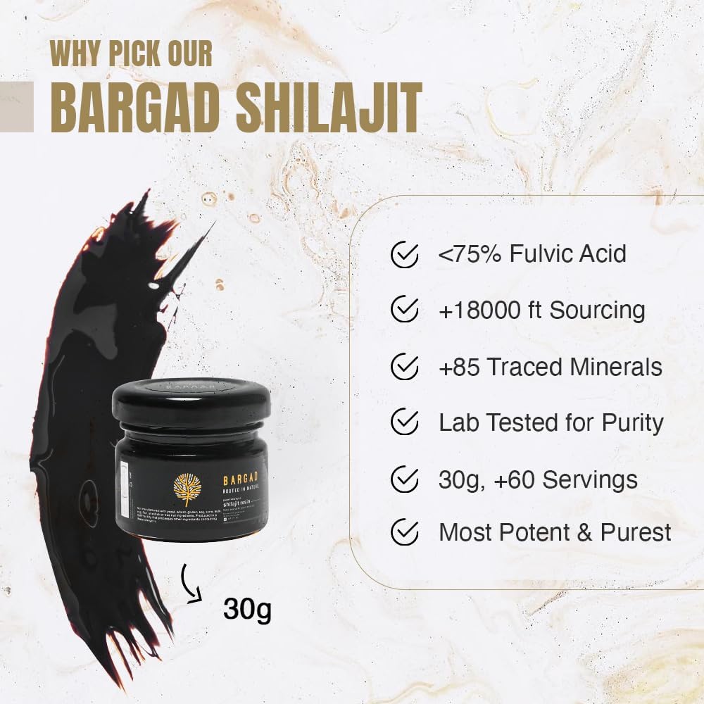 Himalayan Shilajit Resin for Women | 100 % 순수, 골드 등급 및 실험실 테스트 | Fulvic Acid 및 85 +가있는 에너지, 면역력 및 활력 광물 | 프리미엄 웰니스 30g