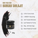Himalayan Shilajit Resin for Women | 100 % 순수, 골드 등급 및 실험실 테스트 | Fulvic Acid 및 85 +가있는 에너지, 면역력 및 활력 광물 | 프리미엄 웰니스 30g