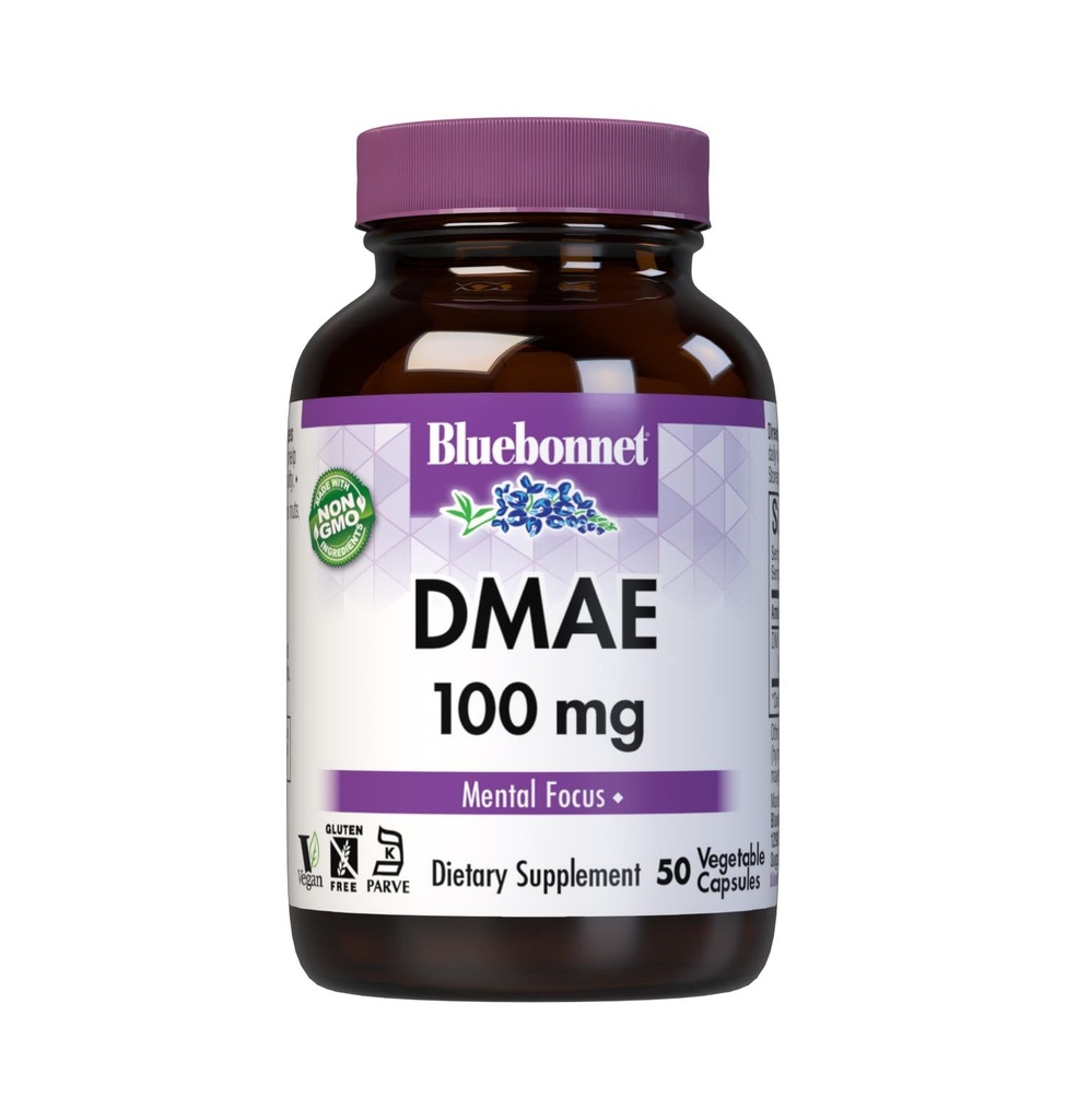 Bluebonnet 영양 Dmae 100mg, 50 CT