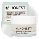 Honest Beauty Sensitive Skin Calm + Renew Eye Balm | 모이스춰라이징 + 펌핑 | Hypoallergenic, Fragrance Free, Vegan | 0.5 oz